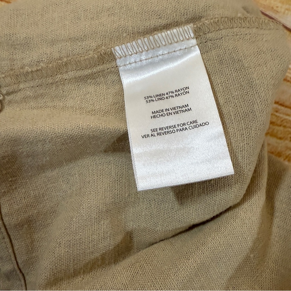 Express Linen Tank Top Cream‎ Size XL or XXL - Picture 8 of 11